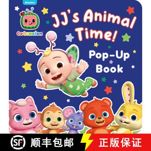 【3-4周达】精装 CoComelon: JJ’s Animal Time! Pop-Up Book [9780008681906]