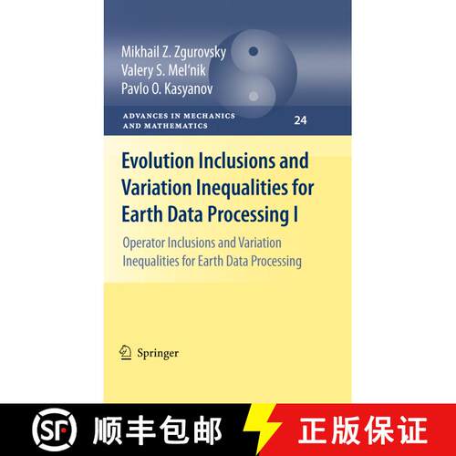 【3-4周达】精装 Evolution Inclusions and Variation Inequalities for Earth Data Processing I : Operato... [9783642138362]
