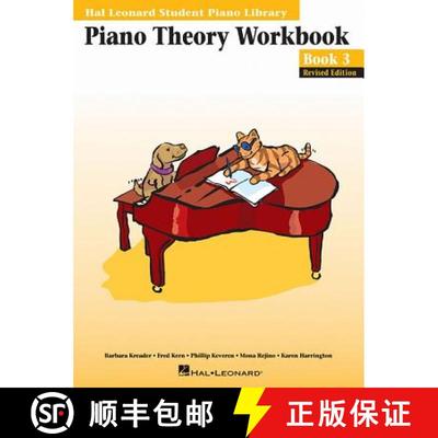 【3-4周达】Piano Theory Workbook Book 3 Revised Edition Music Theory and Ear Training for Piano Stude... [9780793576890]