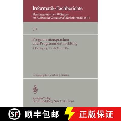 【3-4周达】Programmiersprachen und Programmentwicklung: 8. Fachtagung, Veranstaltet Vom Fachausschuss... [9783540129059]