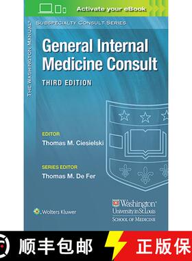 【3-4周达】Washington Manual® General Internal Medicine Consult (The Washington Manual® Subspec... [9781496346322]