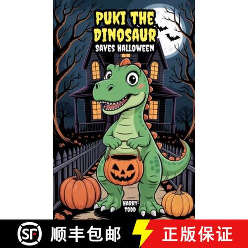 【3-4周达】Puki the Dinosaur Saves Halloween [9798231931668]