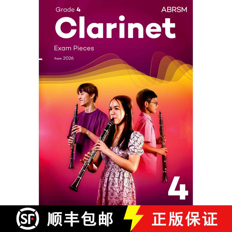 【3-4周达】Clarinet Exam Pieces from 2026, ABRSM Grade 4: Selected from the syllabus from 2026. Clari... [9781786016447]