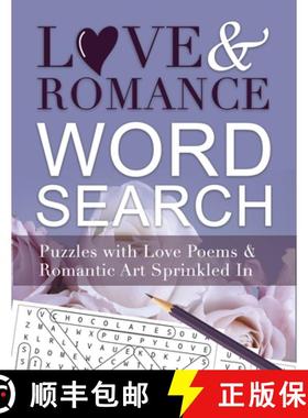 预订 Love And Romance Word Search: Puzzles with Love Poems and Romantic Art Sprinkled In [9798985501186]