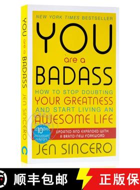 现货 你骨子里是个牛人 You Are a Badass: How to Stop Doubting Your Greatness and Start Living an Aweso... [9781473649521]