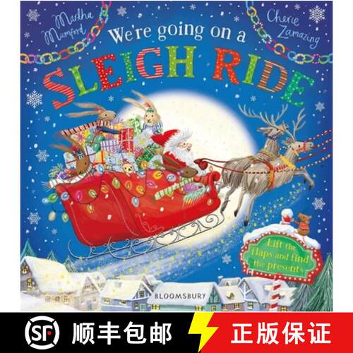 【3-4周达】We're Going on a Sleigh Ride : A Lift-the-Flap Adventure (The Bunnies of Hoppity Hill) [9781526666819]