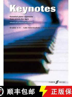 【3-4周达】Keynotes: Piano Grades 4-5 [9780571523238]