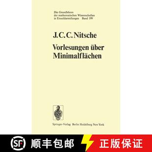 【3-4周达】Vorlesungen über Minimalflächen [9783642656200]
