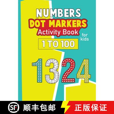 【3-4周达】Numbers Dot Markers Activity Book for Kids 1-100: Activity Book for Kids, Number Tracing &... [9784101736365]
