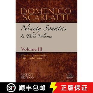Volumes Domenico 预订 Volume 9780486486178 Ninety Scarlatti Sonatas III Three
