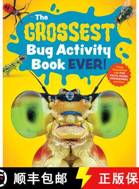 【3-4周达】The Grossest Bug Activity Book EVER! – Creep Yourself Out with Fun Facts, Mazes, Crosswor... [9781632176295]