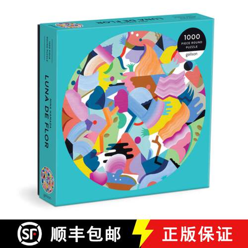 【3-4周达】Mina Hamada Luna de Flor 1000 Piece Round Puzzle [9780735373242]