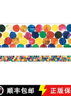【3-4周达】The Very Hungry Caterpillar(tm) Dots Straight Bulletin Board Borders [9781936022311]