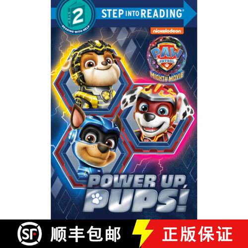【3-4周达】Power Up, Pups! (Paw Patrol: The Mighty Movie) [9780593305508]