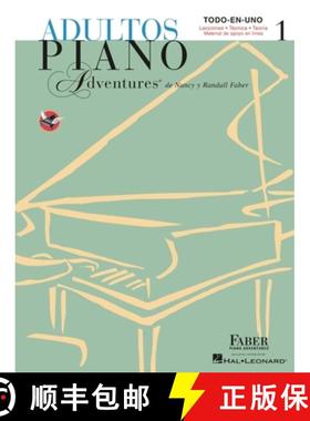 预订 Adultos Piano Adventures Libro 1: Spanish Edition Adult Piano Adventures Course Book 1 [9781616777296]