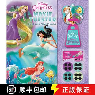 【3-4周达】精装 Disney Princess: Movie Theater Storybook & Movie Projector [9780794442392]