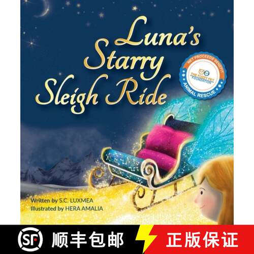 【3-4周达】精装 Luna's Starry Sleigh Ride [9781962787130]