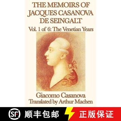 【3-4周达】The Memoirs of Jacques Casanova de Seingalt Vol. 1 the Venetian Years [9781617207532]