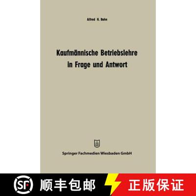 【3-4周达】Kaufmännische Betriebslehre in Frage und Antwort [9783663126027]