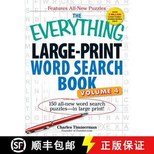 【3-4周达】The Everything Large-Print Word Search Book, Volume IV: 150 All-New Word Search Puzzles--I... [9781440538858]