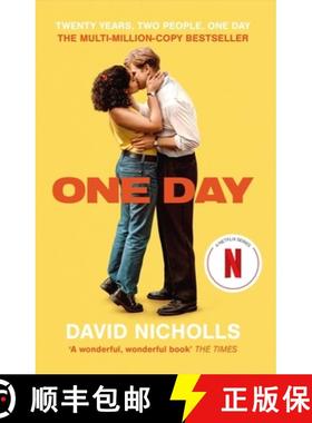 【3-4周达】One Day : Now a major Netflix series [9781399728621]