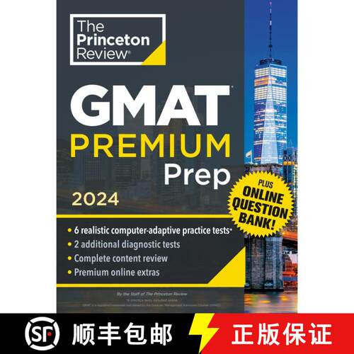 Princeton Review GMAT Premium Prep, 2024: 6 Computer-Adaptive Practice Tests + Online Question Bank +... [9780593516911]