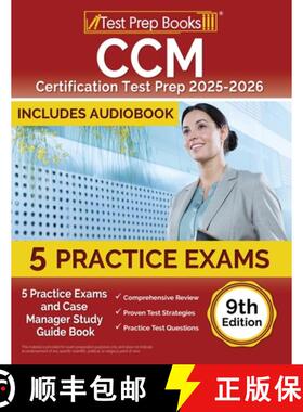 【3-4周达】CCM Certification Test Prep 2025-2026: 5 Practice Tests and Case Manager Study Guide Book ... [9781637756812]