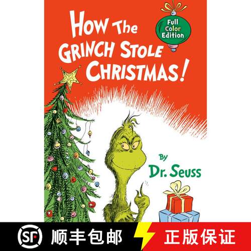 【3-4周达】精装 How the Grinch Stole Christmas!: Full Color Jacketed Edition [9780593434383]