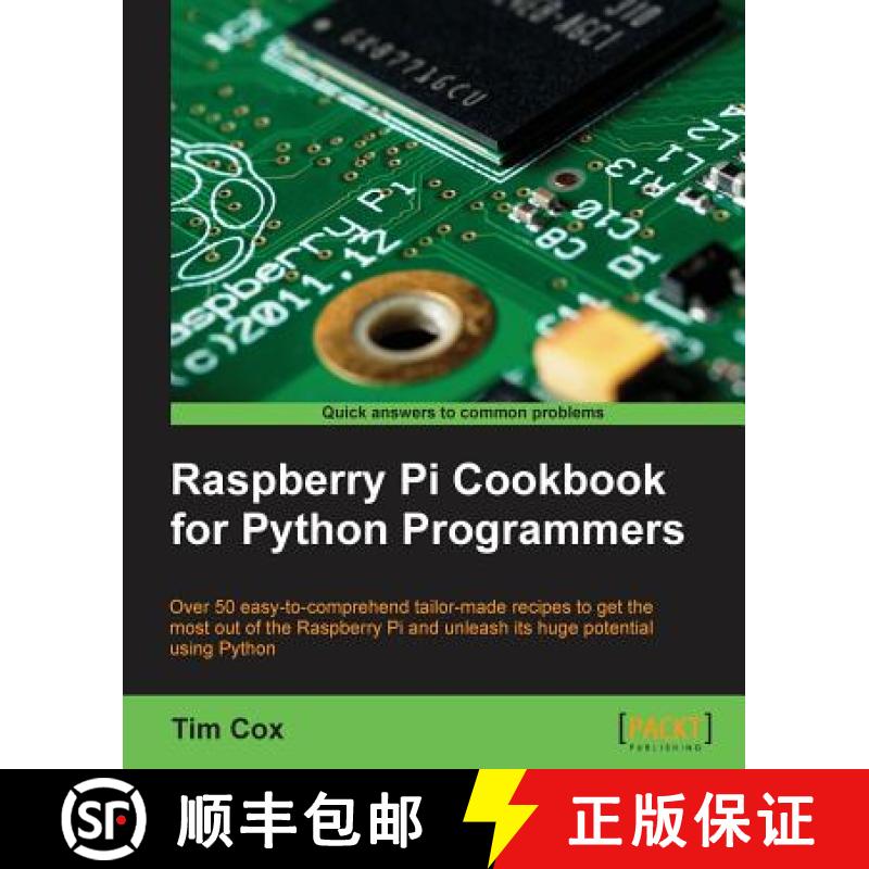预订 Raspberry Pi Cookbook for Python Programmers [9781849696623]