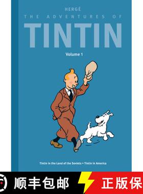 【3-4周达】The Adventures of Tintin: Volume 1: Tintin in the Land of the Soviets / Tintin in America [9780316582537]