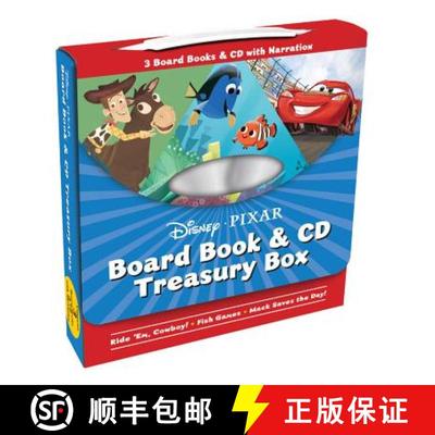 Disney-Pixar Board Book & CD Treasury Box: Ride 'Em Cowboy / Fish Games / Mack Saves the Day! [9781368003230]