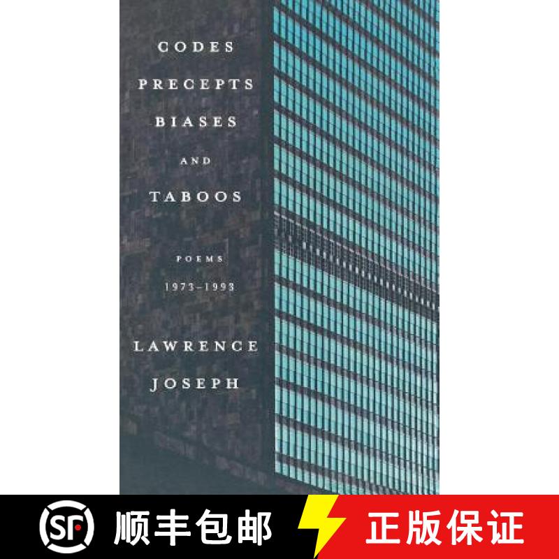 【3-4周达】Codes, Precepts, Biases, and Taboos: Poems 1973-1993 [9780374125172]
