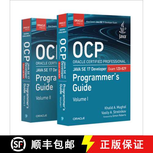 【3-4周达】Ocp Oracle Certified Professional Java Se 17 Developer (Exam 1z0-829) Programmer's Guide [9780137993642]