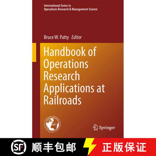 【3-4周达】精装 Handbook of Operations Research Applications at Railroads [9781489975706]