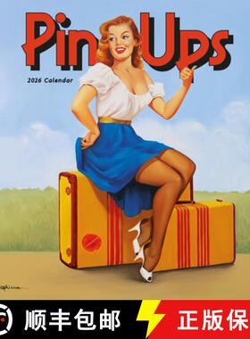 【3-4周达】Pin Ups Square Wall Sunday Start Calenda [9781529846737]