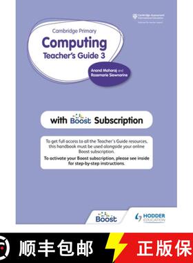 【3-4周达】Cambridge Primary Computing Teacher's Guide Stage 3 with Boost Subscription: Hodder Educat... [9781398368415]