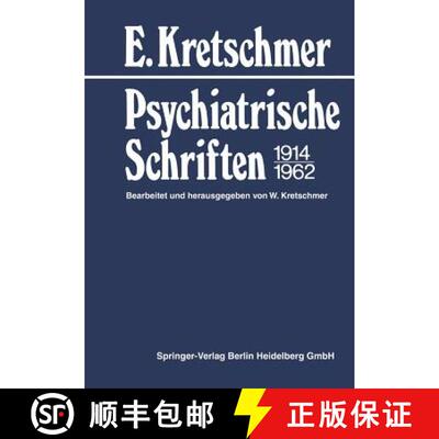 【3-4周达】Psychiatrische Schriften 1914–1962 [9783662022702]
