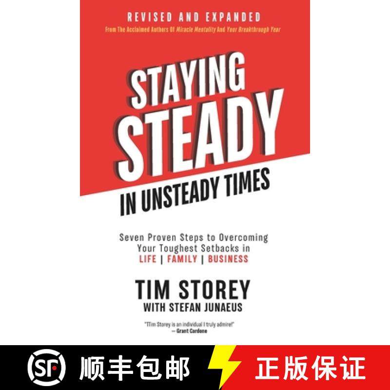 【3-4周达】Staying Steady In Unsteady Times: Seven Proven Steps to Overcoming Your Toughest Setbacks ... [9781966170280]