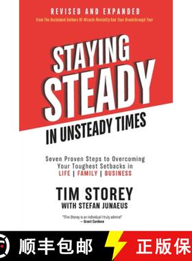 【3-4周达】Staying Steady In Unsteady Times: Seven Proven Steps to Overcoming Your Toughest Setbacks ... [9781966170280]