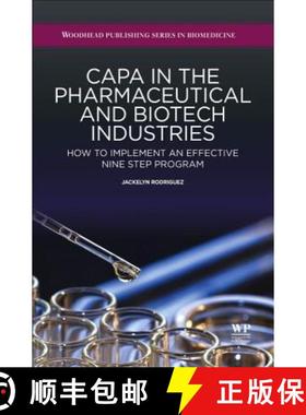 【3-4周达】CAPA in the Pharmaceutical and Biotech Industries [9781907568589]