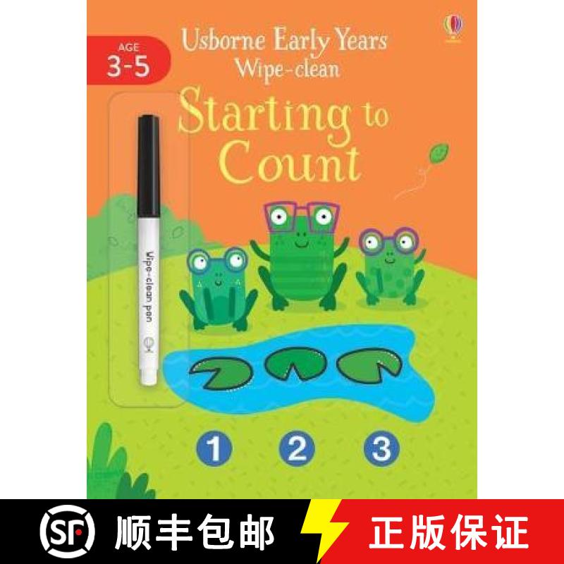 【3-4周达】Early Years Wipe-Clean Starting to Count [9781474968430]