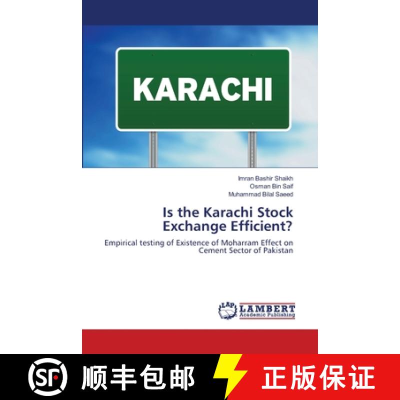 预订 Is the Karachi Stock Exchange Efficient? [9783659829833]