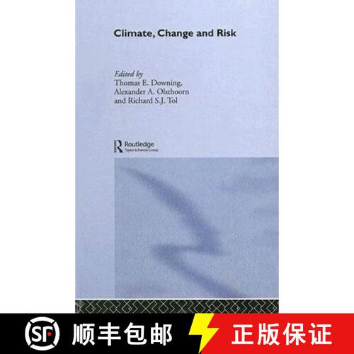 【3-4周达】精装 CLIMATE, CHANGE AND RISK, DOWNING [9780415170314]