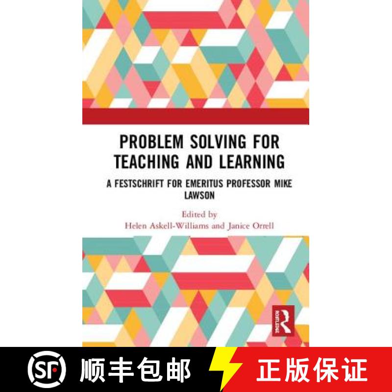 【3-4周达】精装 Problem Solving for Teaching and Learning: A Festschrift for Emeritus Professor Mike ... [9780367001834] - 实物图