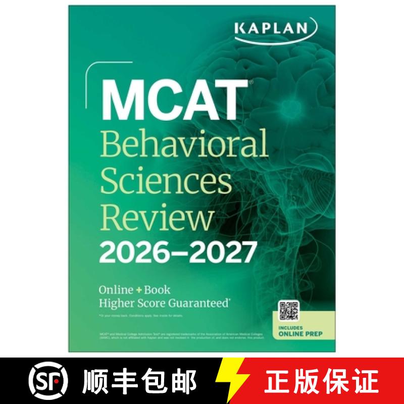 【3-4周达】MCAT Behavioral Sciences Review 2026-2027 : Online + Book [9781506297361]