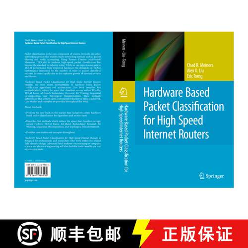 【3-4周达】精装 Hardware Based Packet Classification for High Speed Internet Routers [9781441966995]