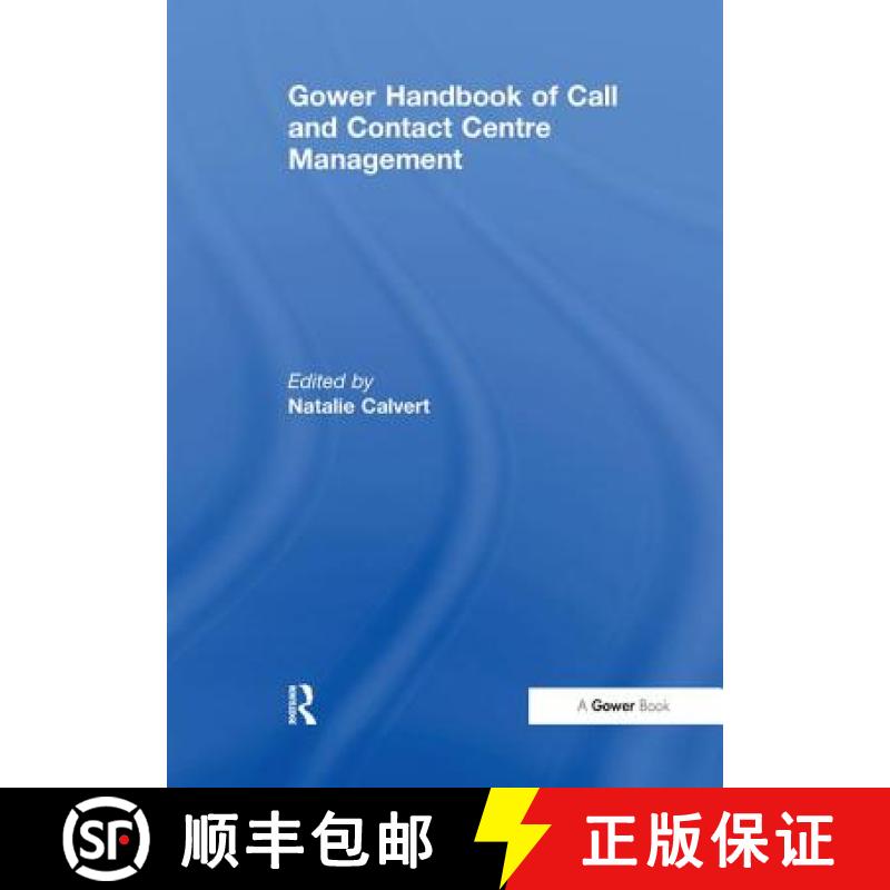 【3-4周达】Gower Handbook of Call and Contact Centre Management [9781138251281]
