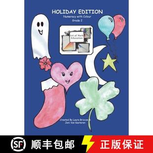 Grade Numeracy Colour with Holiday 9781999527679 Art Education Math 3周达 Edition