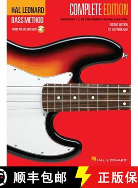 预订 Hal Leonard Bass Method - Complete Edition: Books 1, 2 and 3 Bound Together in One Easy-To-Use V... [9780793563838]