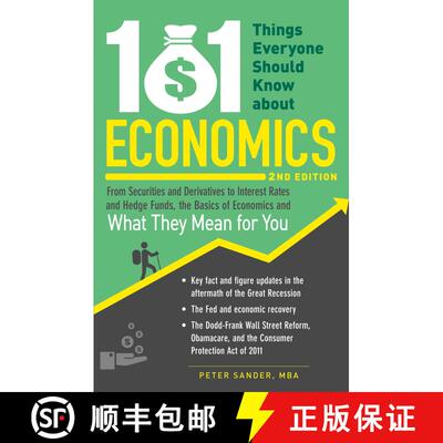 【3-4周达】101 Things Everyone Should Know About Economics: From Securities and Derivatives to Intere... [9781440572715]